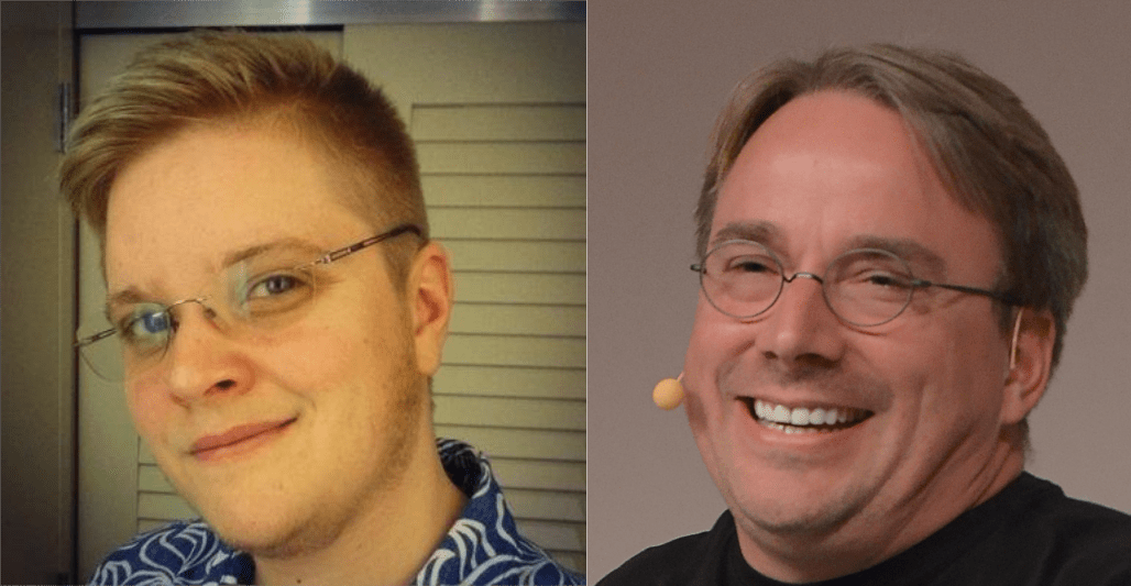 Fig1: Sage Sharp; Fig2: Linus Torvalds at LinuxCon