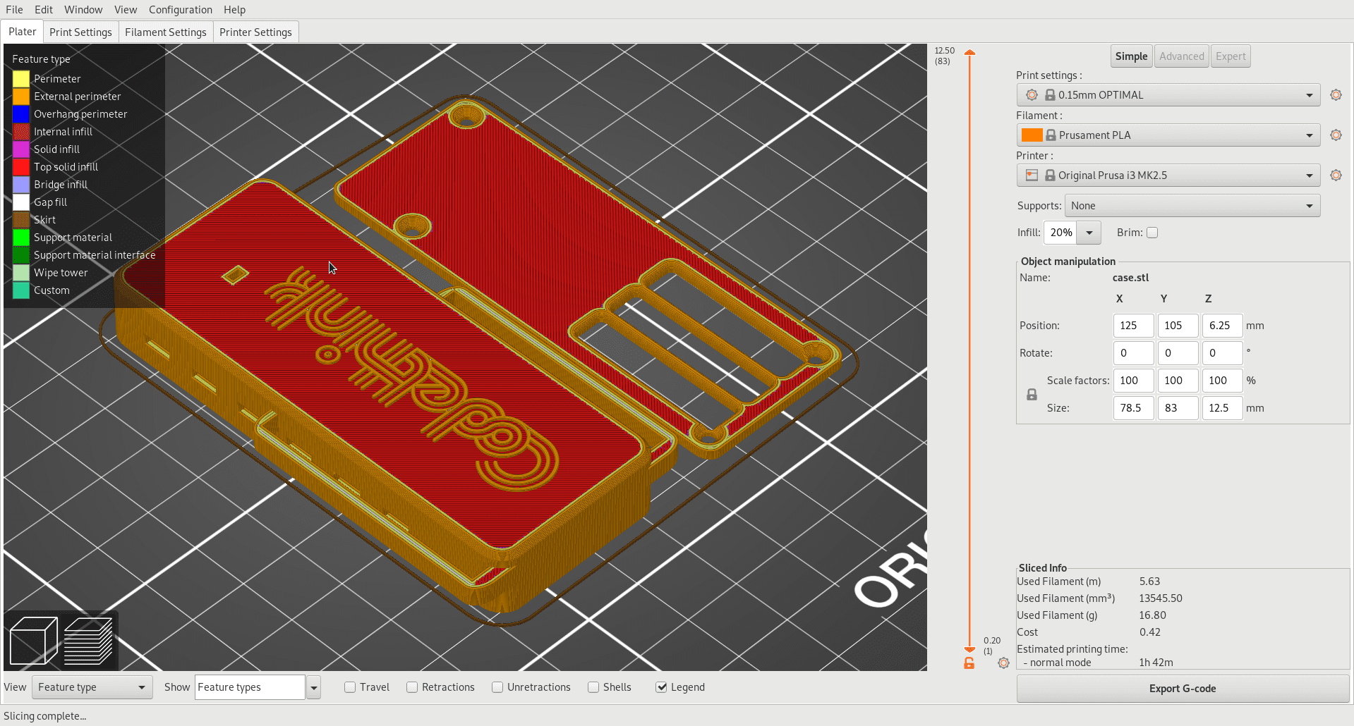 Prusa Sliced