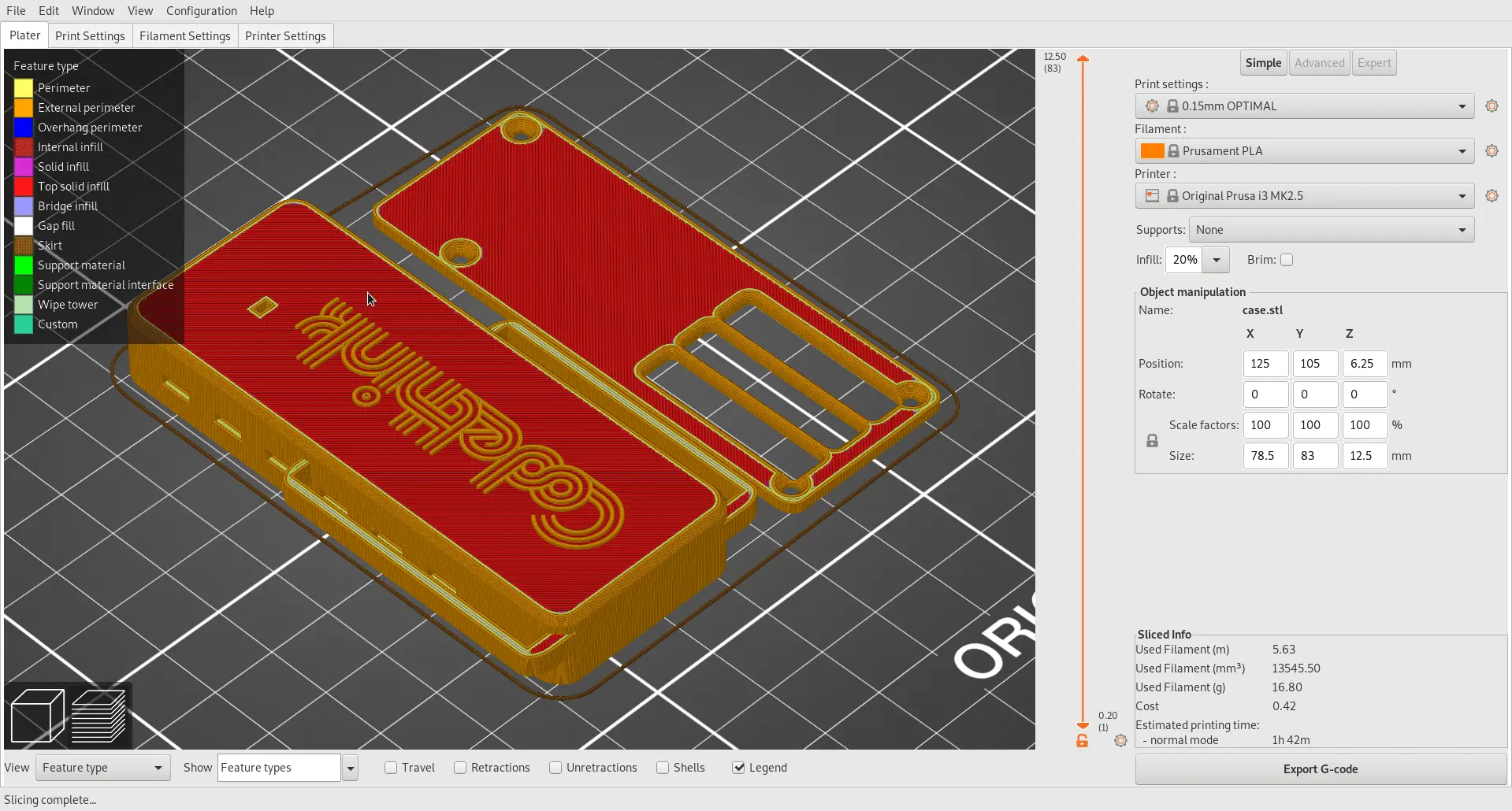 Prusa Sliced